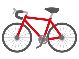 自転車 サイクリングのイラスト03 イラスト無料 かわいいテンプレート