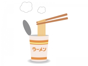 カップラーメンのイラスト イラスト無料 かわいいテンプレート