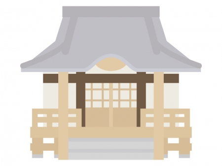 寺院・お寺のイラスト