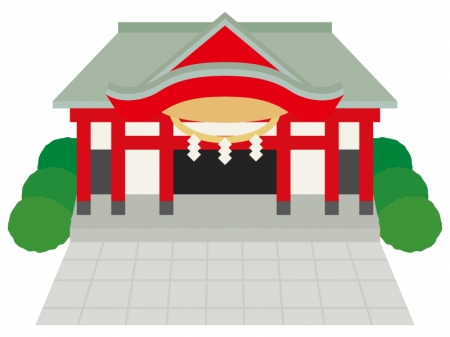 神社のイラスト