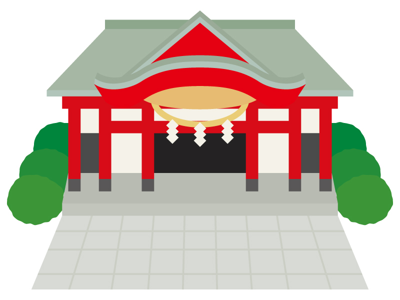 神社のイラスト