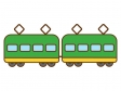 かわいい電車のイラスト