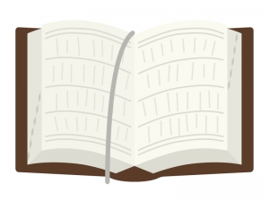 見開いた辞典 辞書のイラスト イラスト無料 かわいいテンプレート