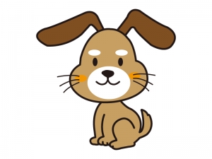 かわいい犬のイラスト02 イラスト無料 かわいいテンプレート