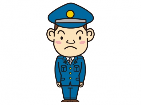 警察官のイラスト