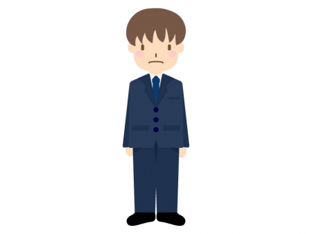 新入社員をイメージした男性のイラスト03