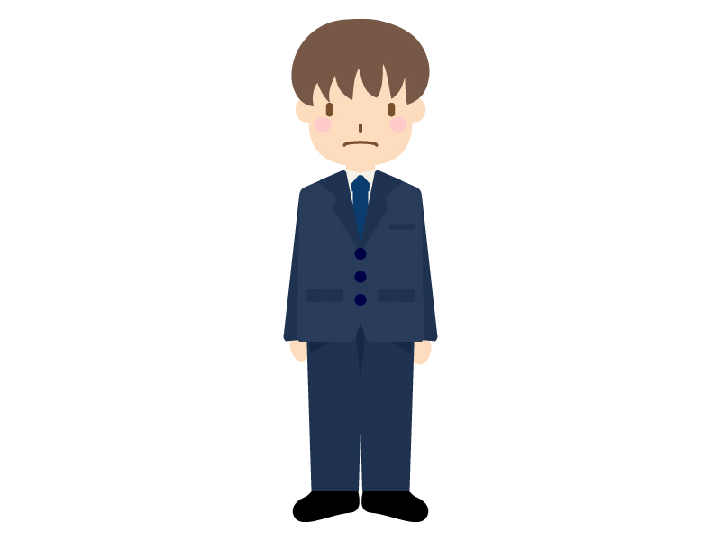 新入社員をイメージした男性のイラスト03