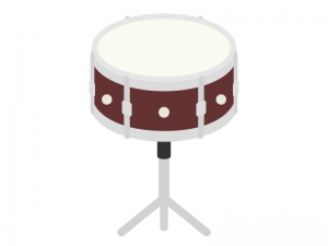 楽器 ドラムの太鼓のイラスト イラスト無料 かわいいテンプレート