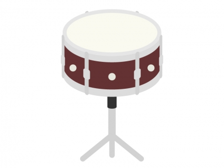 楽器・ドラムの太鼓のイラスト