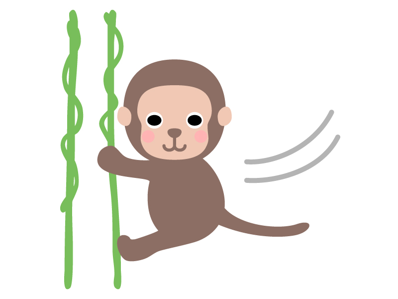 お猿さんのイラスト