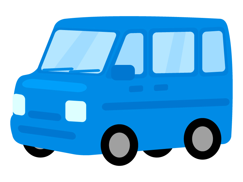 自動車・ミニバンのイラスト