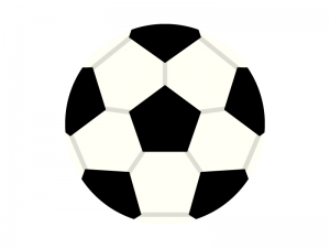 サッカーボールのイラスト イラスト無料 かわいいテンプレート