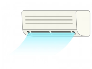 エアコンの冷房のイラスト | イラスト無料・かわいいテンプレート