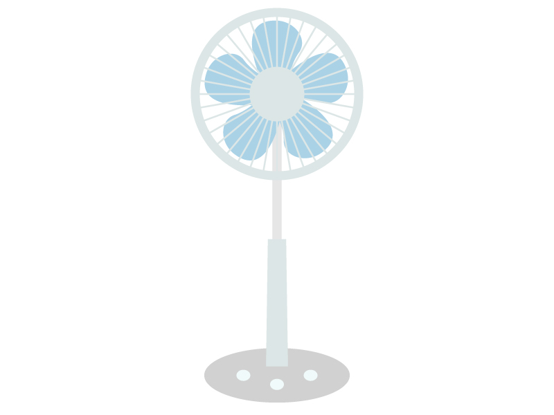 家電・扇風機のイラスト