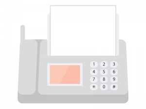 家庭用fax機のイラスト イラスト無料 かわいいテンプレート