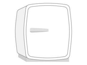 家電 小型冷蔵庫のイラスト イラスト無料 かわいいテンプレート