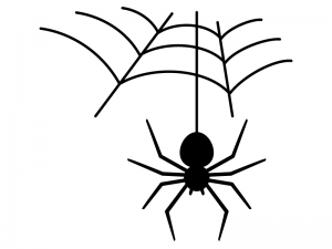 蜘蛛のイラスト イラスト無料 かわいいテンプレート