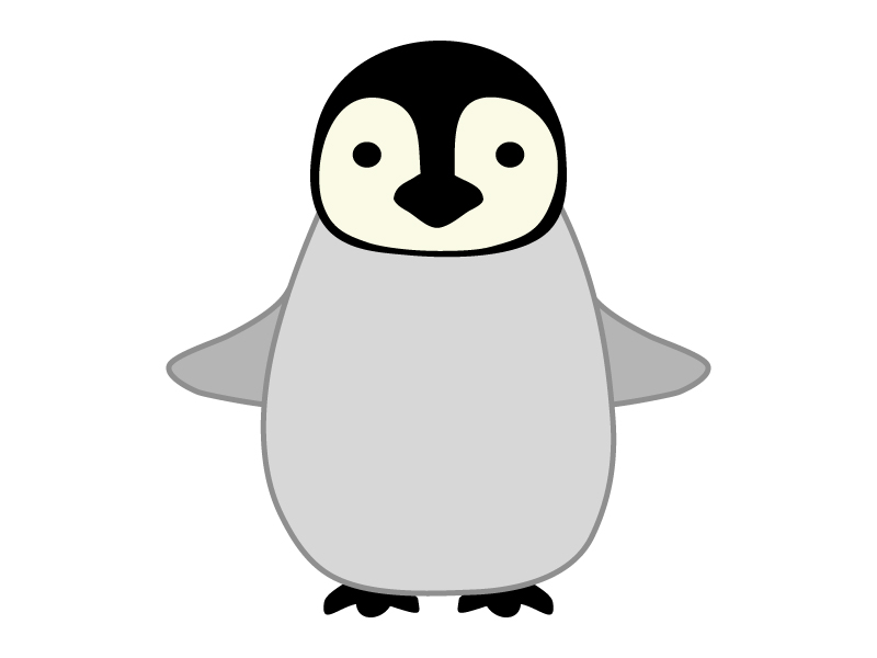 赤ちゃんペンギンのイラスト イラスト無料 かわいいテンプレート