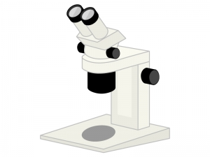 顕微鏡のイラスト02 イラスト無料 かわいいテンプレート