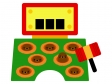 もぐらたたきゲームのイラスト