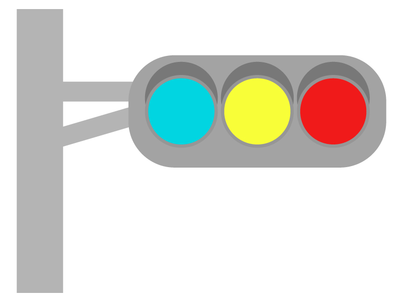 信号機のイラスト イラスト無料 かわいいテンプレート