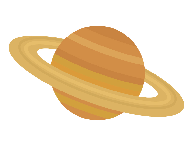 土星のイラスト