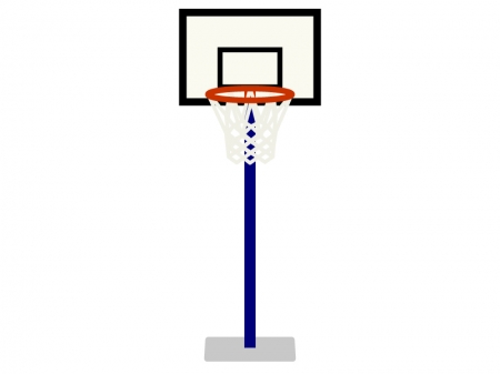バスケットボールのゴールのイラスト02