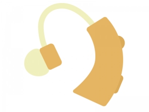 補聴器のイラスト イラスト無料 かわいいテンプレート