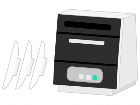 食器洗い機のイラスト
