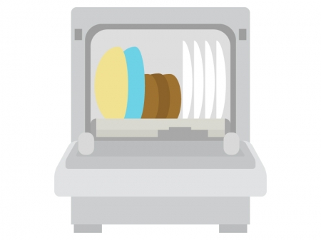 食器洗い機（食洗機）のイラスト02