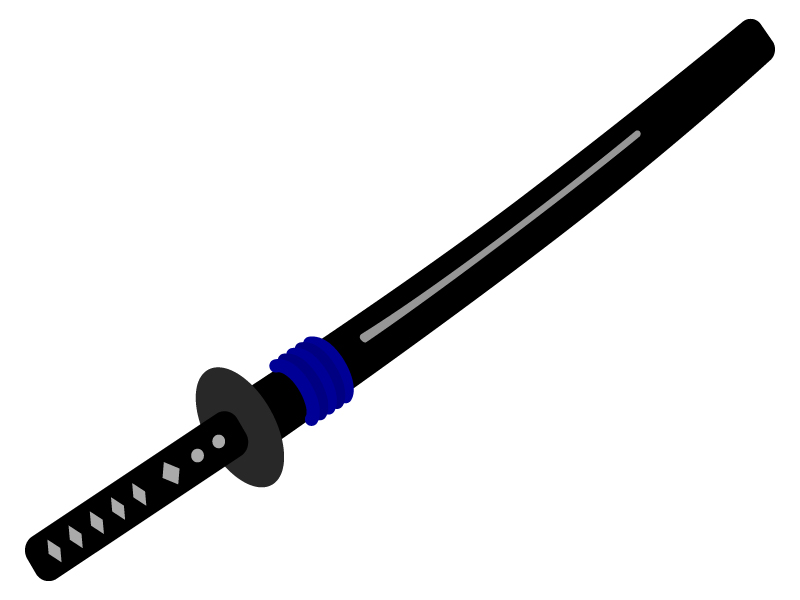 日本刀（刀剣）のイラスト02