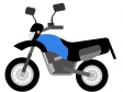 オフロードバイクのイラスト