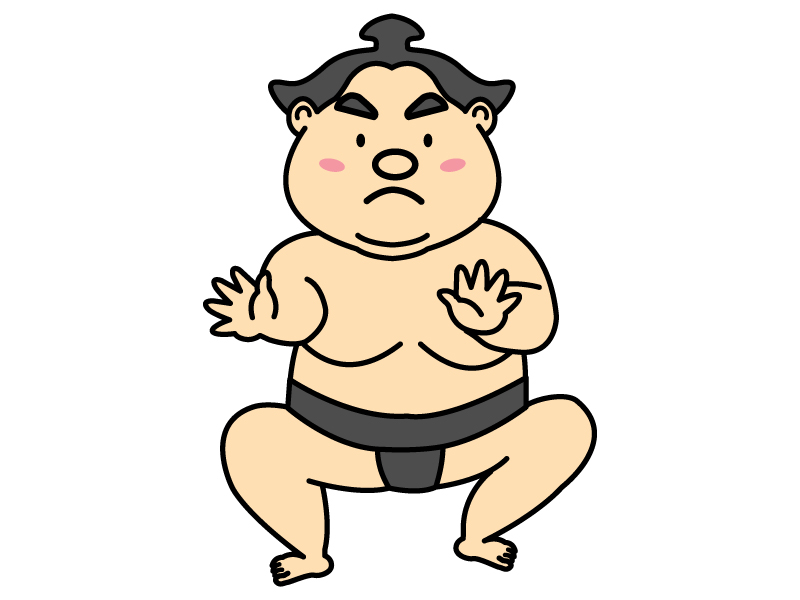 お相撲さん・力士のイラスト02
