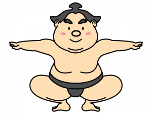お相撲さん 力士のイラスト03 イラスト無料 かわいいテンプレート