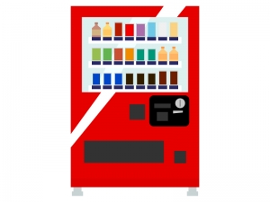 ジュースの自動販売機のイラスト イラスト無料 かわいいテンプレート