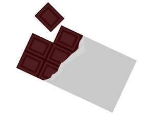 板チョコのイラスト02 イラスト無料 かわいいテンプレート