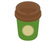 テイクアウトコーヒーのイラスト