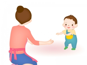 初めて歩く赤ちゃんのイラスト イラスト無料 かわいいテンプレート