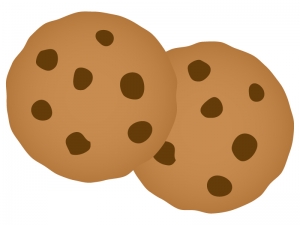 チョコチップクッキーのイラスト イラスト無料 かわいいテンプレート