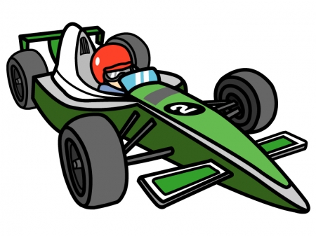 F1・フォーミュラカーのイラスト