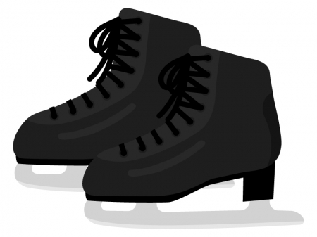 スケート靴のイラスト