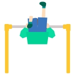 鉄棒の逆上がりのイラスト イラスト無料 かわいいテンプレート
