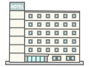 ビジネスホテルのイラスト イラスト無料 かわいいテンプレート