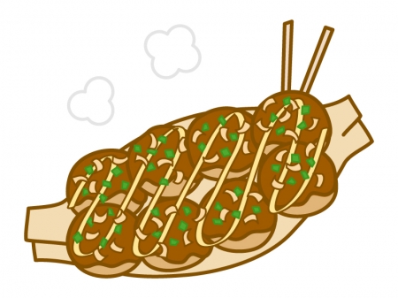 たこ焼きのイラスト