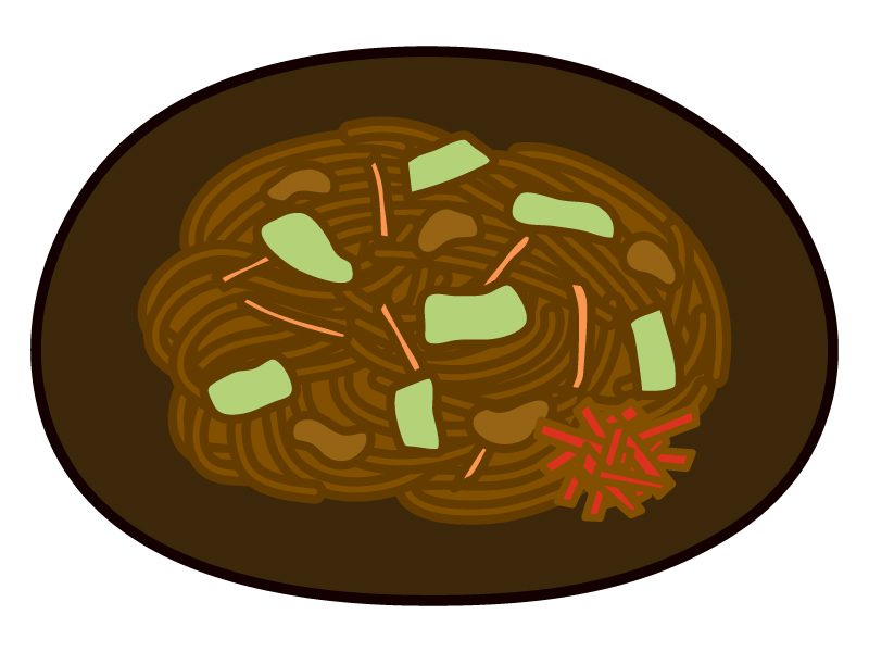 焼きそばのイラスト