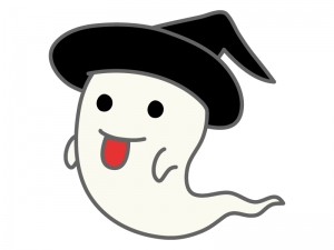 ハロウィンのかわいいお化けのイラスト イラスト無料 かわいいテンプレート