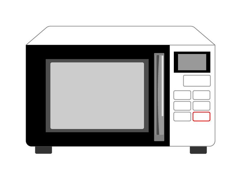 家電・電子レンジのイラスト