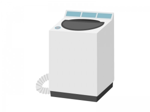 家電 洗濯機のイラスト イラスト無料 かわいいテンプレート
