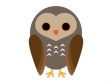 フクロウのイラスト04