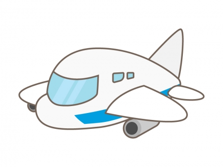 かわいい飛行機のイラスト02